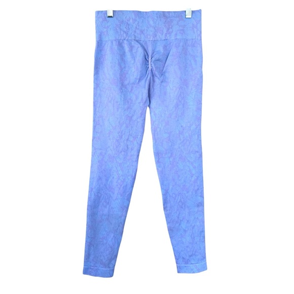 Gymshark Adapt Animal Seamless Leggings in Butterfly/Light Blue Size Medium - Picture 2 of 4